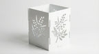 'The Wattle Light' Candle Lantern - Powdercoated White