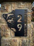 Custom Pet House Number & Address - Image 6 - Sunburnt Steel