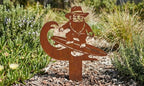 'The Surf's Up' Garden Gnome - Image 1 - Sunburnt Steel