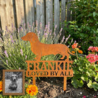 Custom Pet Memorial Garden Stake - Image 3 - Sunburnt Steel