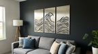 'The Silver Swell' Triptych
