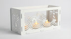 'The Tidal' Candle Lantern - Powdercoated White