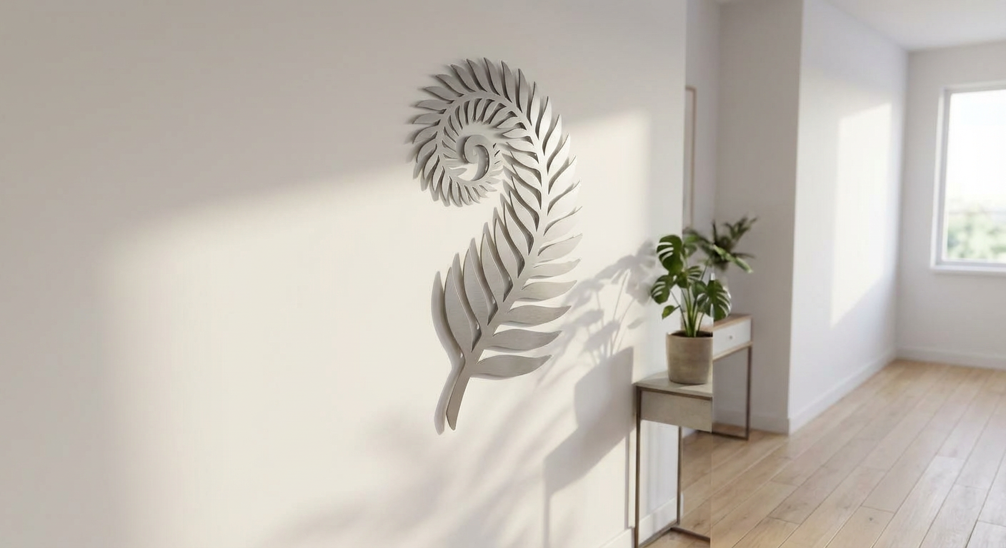 'The Silver Fern' Wall Art