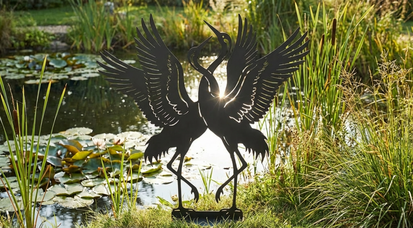 'The Wetland Waltz' Dancing Cranes