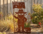 'The True Blue' Aussie Garden Gnome - Image 1 - Sunburnt Steel