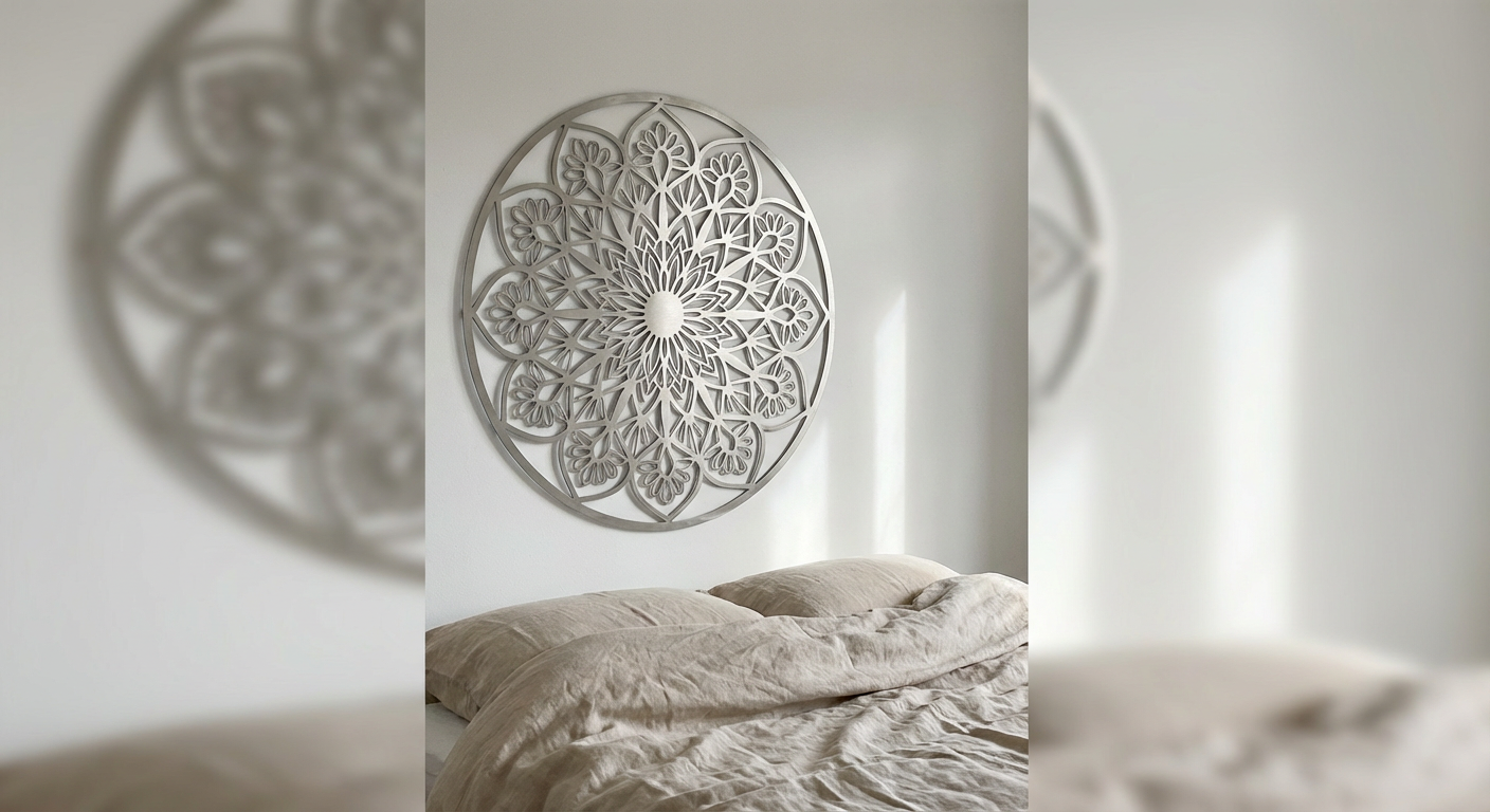 'The Silver Bloom' Mandala Main image