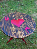 Ace Up Your Sleeve — Handforged Playing Poker Table - Image 1 - Sunburnt Steel
