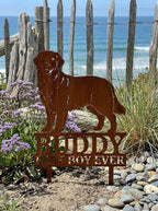 Custom Pet Memorial Garden Stake - Image 4 - Sunburnt Steel