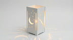 'The Stargazer' Candle Lantern - Powdercoated White