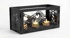 'The Tidal' Candle Lantern - Powdercoated Black
