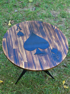 Ace Up Your Sleeve — Handforged Playing Poker Table - Image 2 - Sunburnt Steel