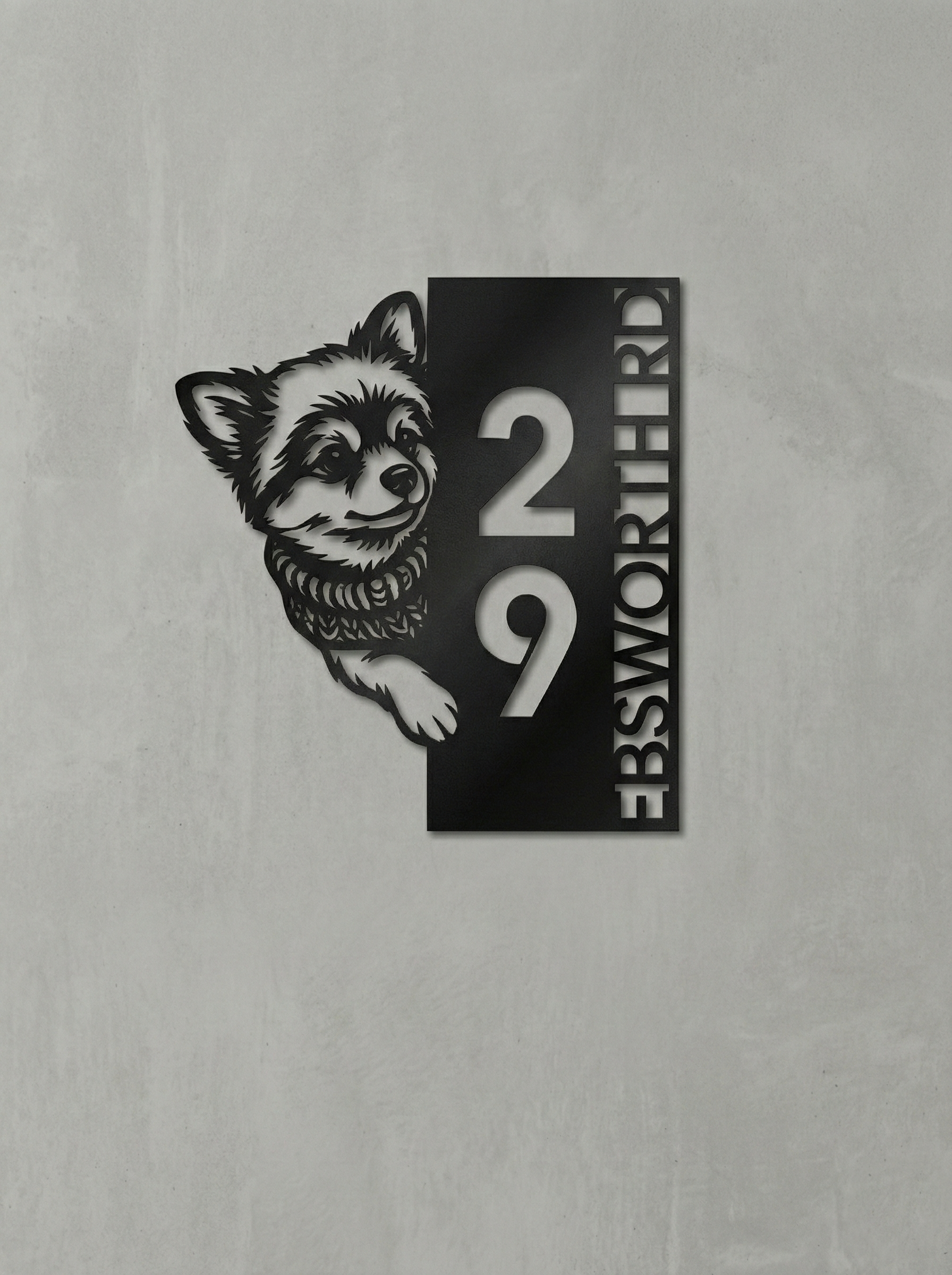 Custom Pet House Number & Address