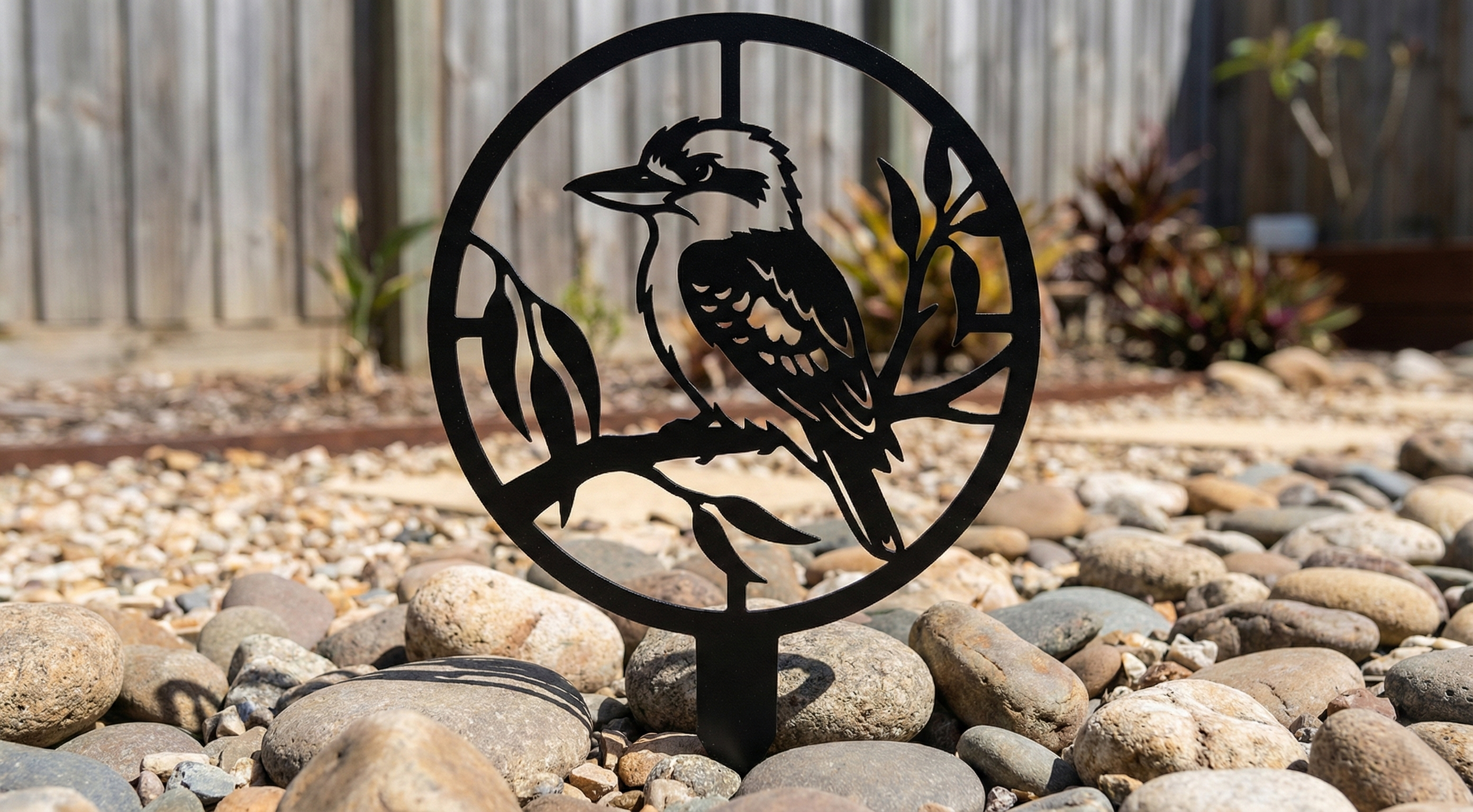 Kookaburra Garden Stake