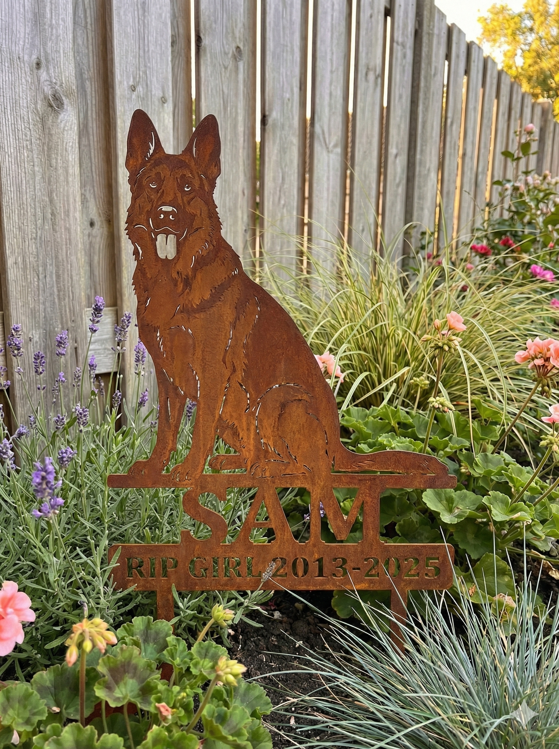 Custom Pet Memorial Garden Stake