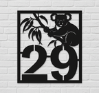 Square Koala House Number