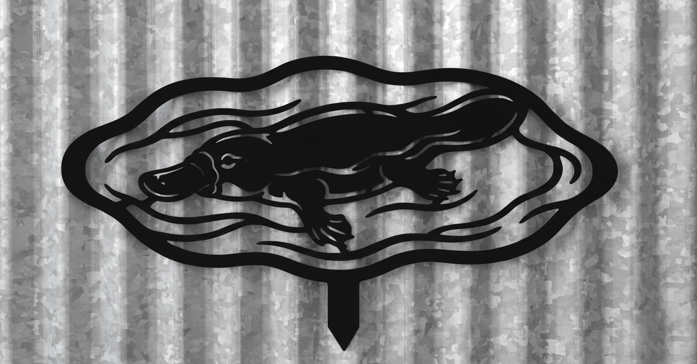 Platypus Garden Stake Secondary image