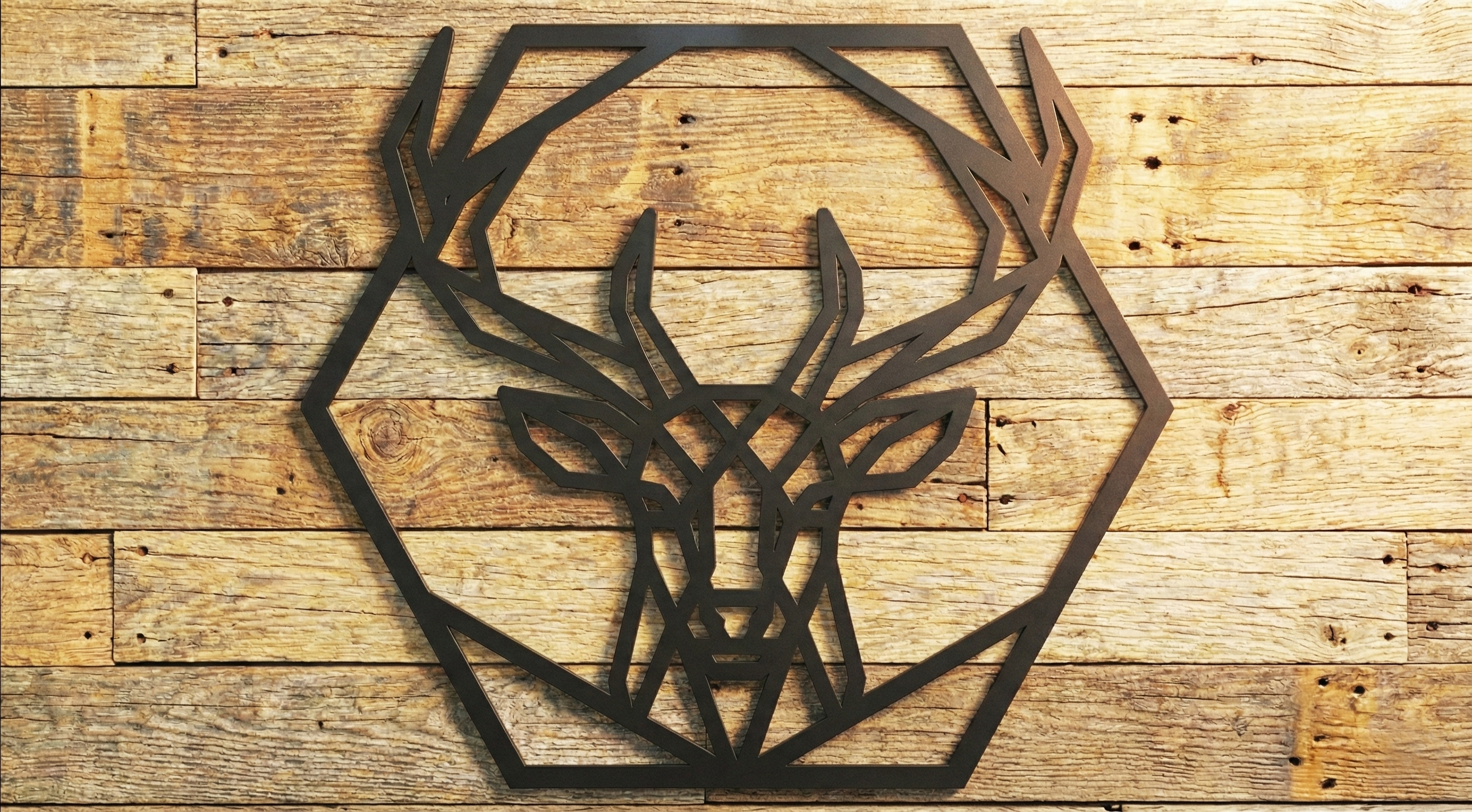 Geometric Deer Wall Art Secondary image