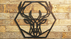 Geometric Deer Wall Art