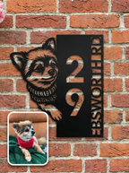 Custom Pet House Number & Address