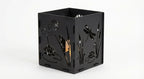 'The Billabong' Candle Lantern - Powdercoated Black