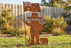 'The True Blue' Aussie Garden Gnome - Image 2 - Sunburnt Steel