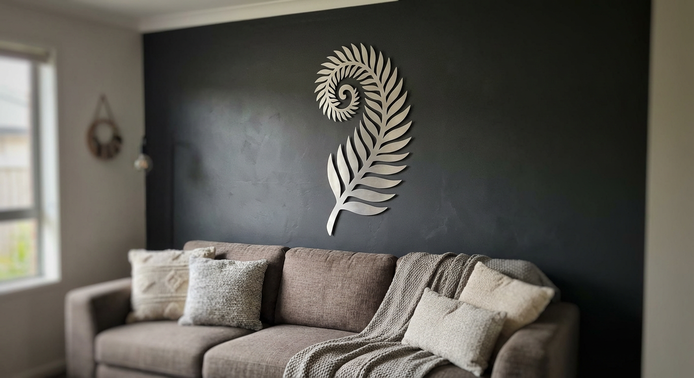 'The Silver Fern' Wall Art Secondary image