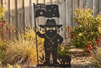 'The True Blue' Aussie Garden Gnome - Image 5 - Sunburnt Steel
