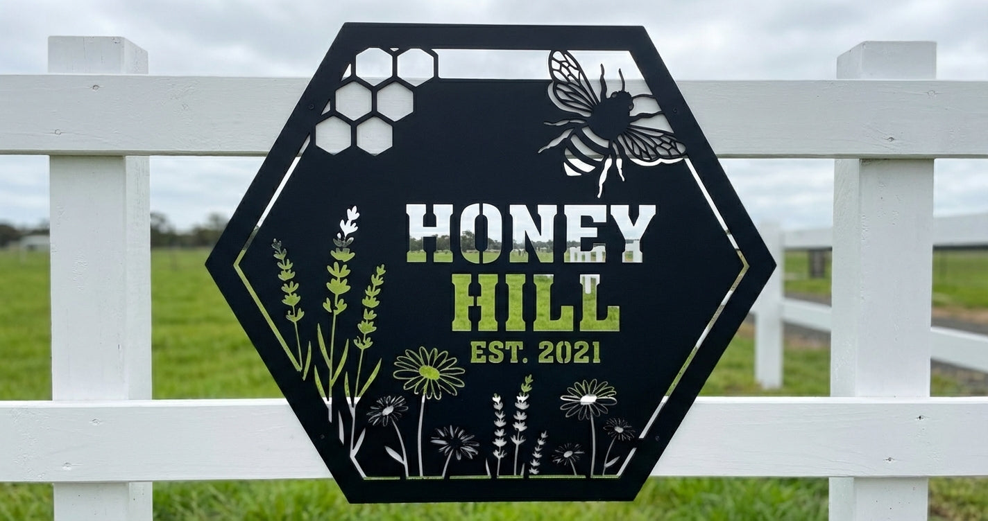 'The Bee Keeper' Honey Farm Sign