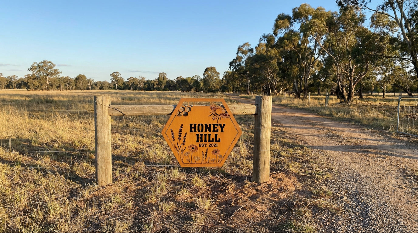 'The Bee Keeper' Honey Farm Sign