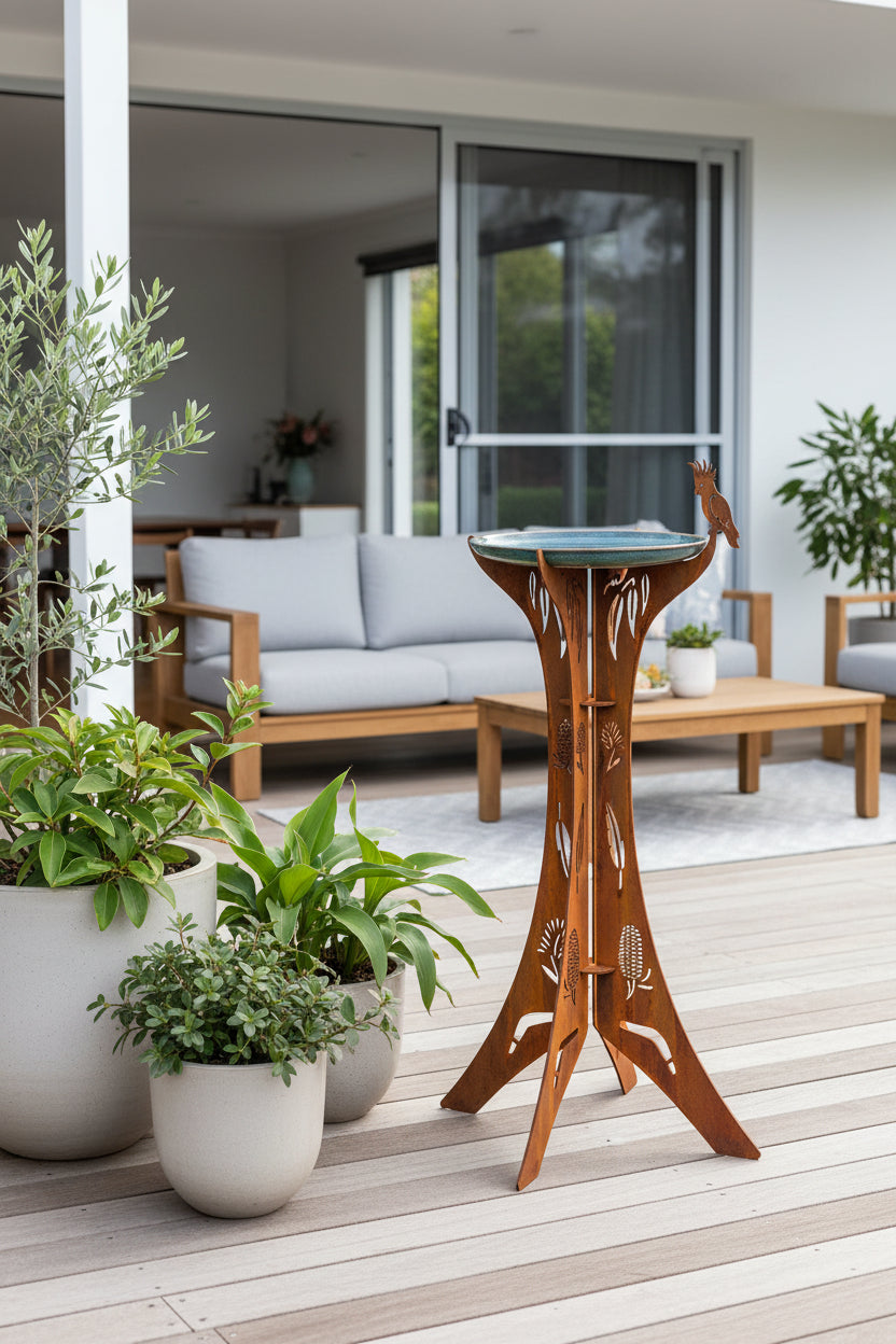 'The Cockie' Bird Bath
