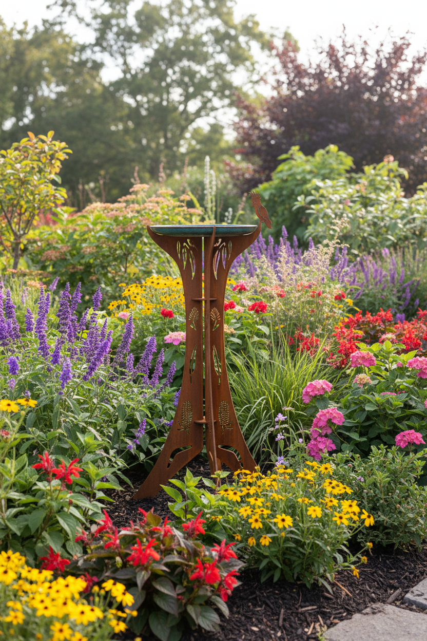 'The Cockie' Bird Bath