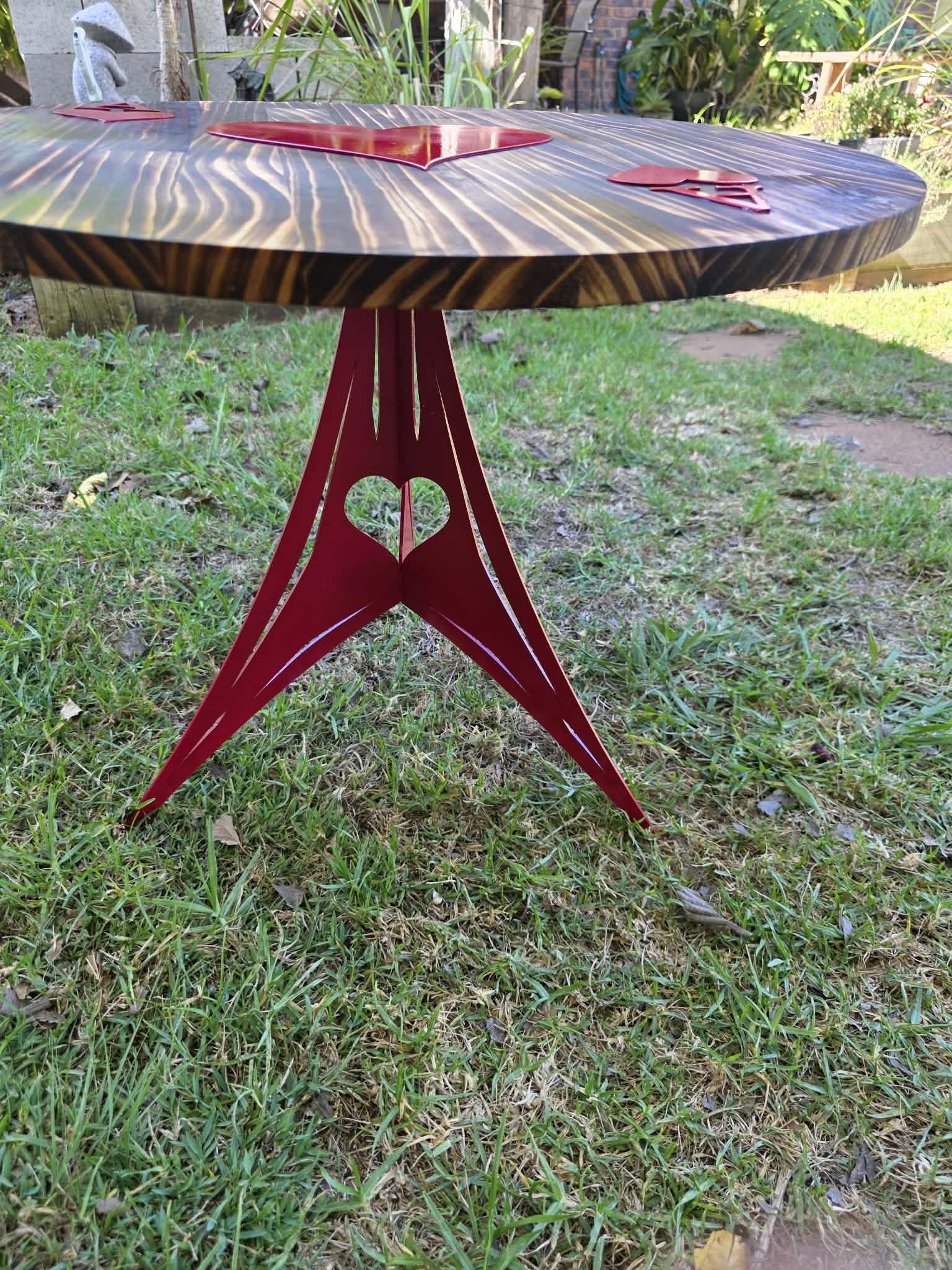 Ace Up Your Sleeve — Handforged Playing Poker Table - Image 4 - Sunburnt Steel