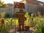 'The True Blue' Aussie Garden Gnome - Image 4 - Sunburnt Steel