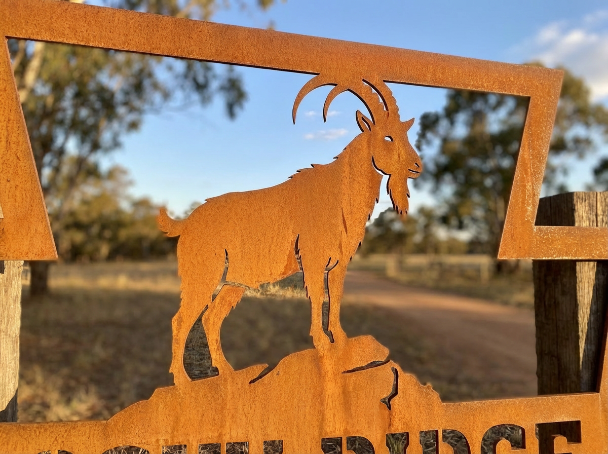 'The Goat Track' Hobby Farm Sign Secondary image