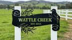 'The Kookaburra' Bush Block Sign
