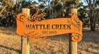 'The Kookaburra' Bush Block Sign