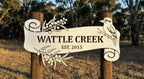 'The Kookaburra' Bush Block Sign