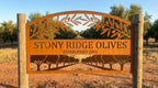 'The Olive Grove' Orchard Sign