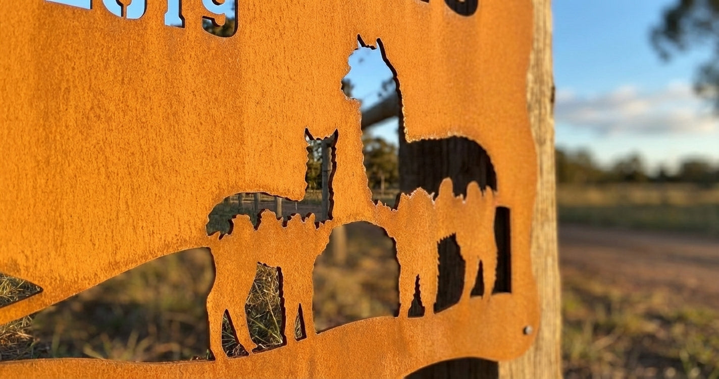 'The Woolly Jumper' Alpaca Farm Sign
